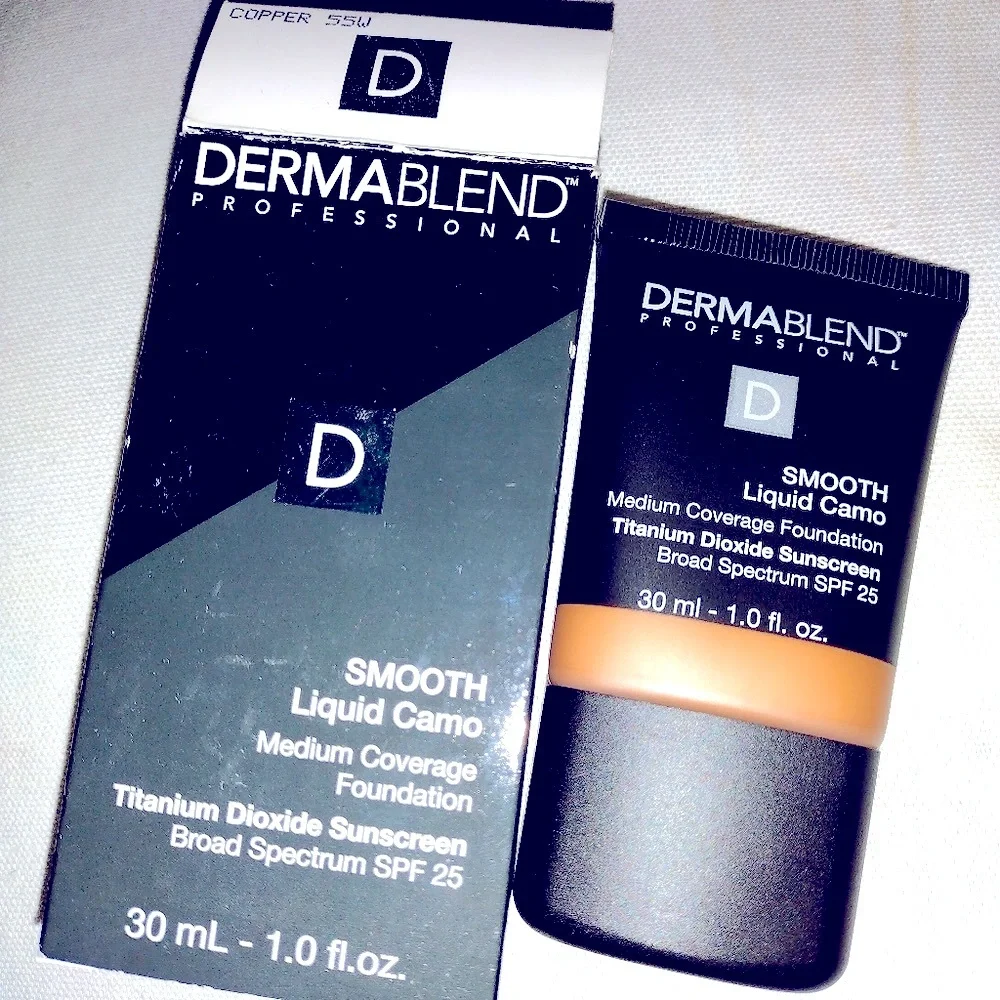 2 DERMABLEND Professional Smooth Liquid Camo Foundation Copper 55W